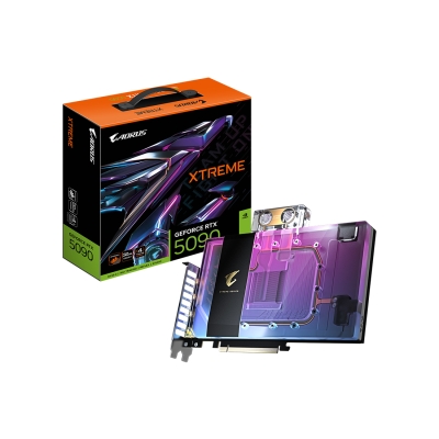 Видеокарта Gigabyte (GV-N5090AORUSX WB-32GD) RTX5090 AORUS XTREME WATERFORCE WB 32G